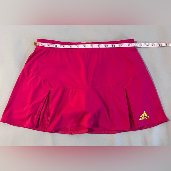ADIDAS TENNIS SKIRT attached Pink SHORTS Tenis Skort  Misses Sz Small - Picture 4 of 13